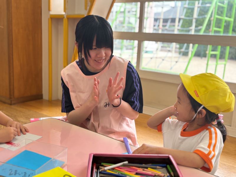 【幼教保育】高３幼稚園ボランティア