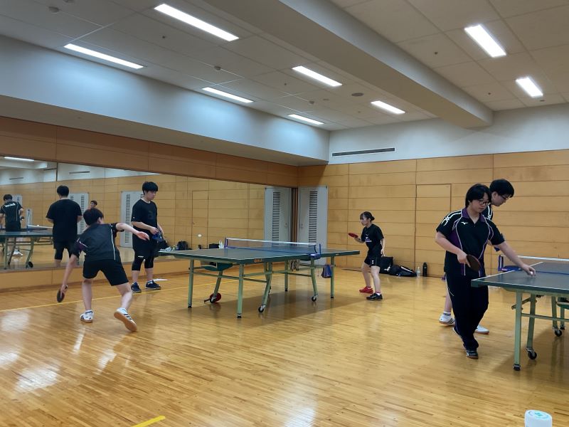 【卓球部】大学生との合同練習会を実施しました！